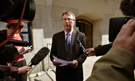 Former Mirror reporter Graham Brough emerges from court 