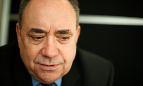 The former SNP leader Alex Salmond, seen in the Gordon constituency where he is standing as the SNP's Westminster candidate.