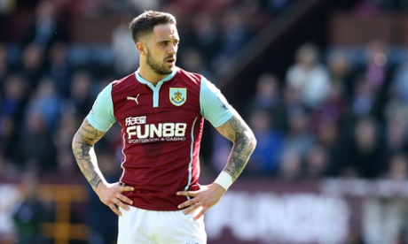 Editorial use only. No merchandising. For Football images FA and Premier League restrictions apply inc. no internet/mobile usage without FAPL license - for details contact Football Dataco Mandatory Credit: Photo by Paul  Greenwood/BPI/REX (4610623at) Danny Ings of Burnley Barclays Premier League 2014/15 Burnley v Tottenham Hotspur Turf Moor, Turf Moor, Harry Potts Way, Burnley, United Kingdom - 5 Apr 2015 BARCLAYSPREMIERLEAGUE2014/15BURNLEYVTOTTENHAMHOTSPURTURFMOORHARRYPOTTSWAYUNITEDKINGDOM5APR2015DANNYINGSFOOTBALLSOCCERFOOTBALLERPLAYERSportFootball PlayerSportspersonPersonality28234813