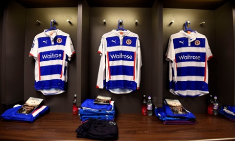 Reading jerseys in the dressing room