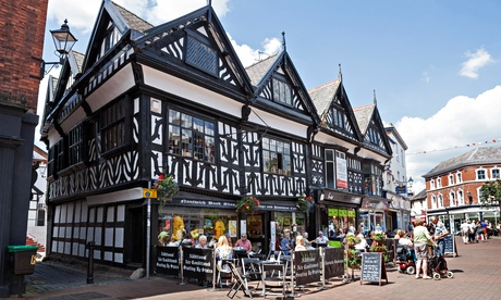 Nantwich in Cheshire: the north-west is relatively rich in marginal seats.