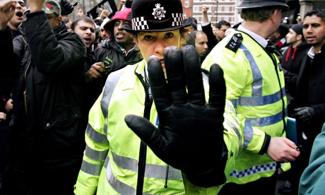 A female police officer