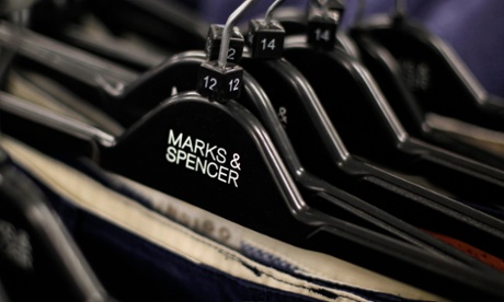 Clothes sales at Marks & Spencer have risen for the first time in nearly four years.