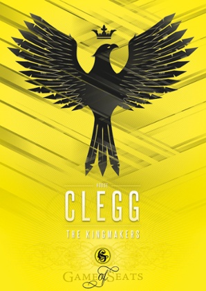Clegg Game of Thrones poster.