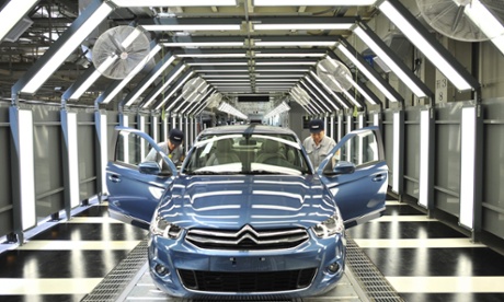 C-Elysee being made at Dongfeng Peugeot Citroen, Wuhan