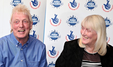 David and Kathleen Long win £1m in the EuroMillions for the second time