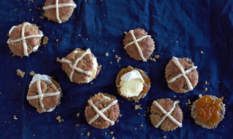 Hot cross scones: 'Is it sacrilege to alter a hot-cross bun'? asks Violet Bakery's Claire Ptak.