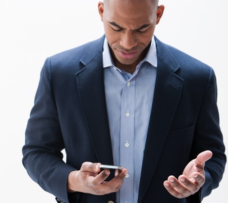 Millions of unsolicited messages, many of them illegal, are sent everyday. Picture posed by model.