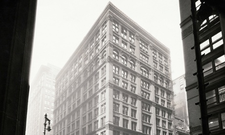 The Home Insurance Building was built with a steel frame in 1885 after the Great Chicago Fire destroyed parts of the mostly wooden city in 1871