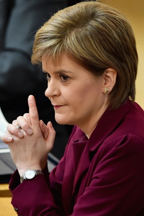 Nicola Sturgeon.
