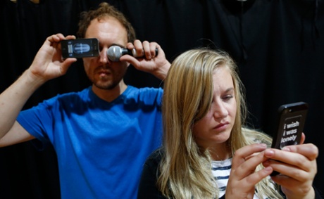 Chris Thorpe and Hannah Jane Walker in I Wish I Was Lonely.