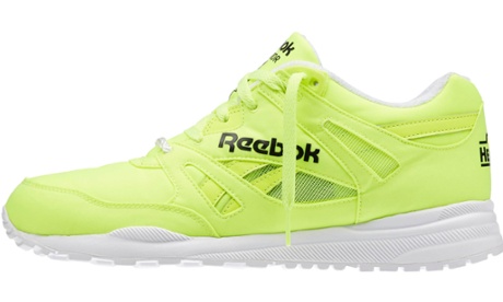 Reebok Classics in neon yellow
