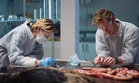 Sienna Guillory as Natalie Yelburton and Luke Treadaway as Vincent Rattrey.