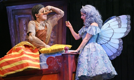 Victoria Simmonds (Pinocchio) and Mary Plazas (The Blue Fairy) in 