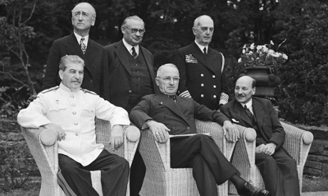 Stalin, Truman, Attlee and Bevin at Potsdam 1945