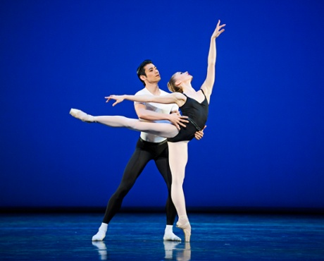 Ryoichi Hirano and Melissa Hamilton in The Four Temperaments.