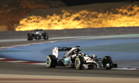 Lewis Hamilton took victory in the Bahrain GP.