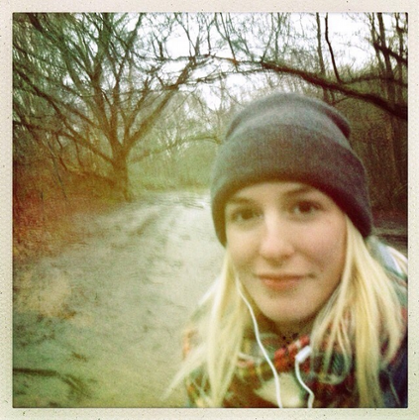 A selfie from the author