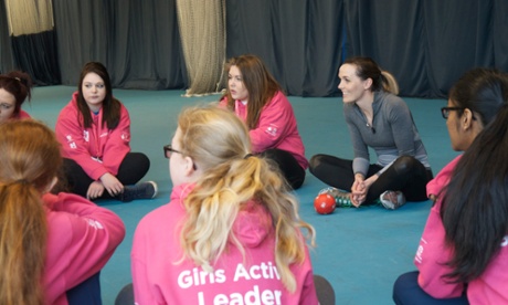 Victoria Pendleton at Girls Active Camp