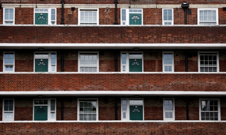 Block of flats in London.