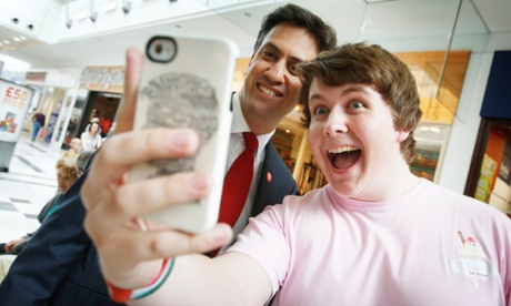 Ed Miliband selfie