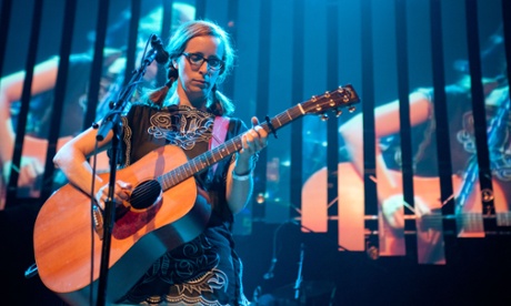 Laura Veirs performs on the indoor stage during day two of the tenth Summer Sundae Weekender in Leicester.