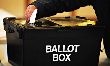 A ballot box