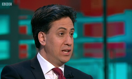 Miliband interviewed on the BBC leaders’ interview