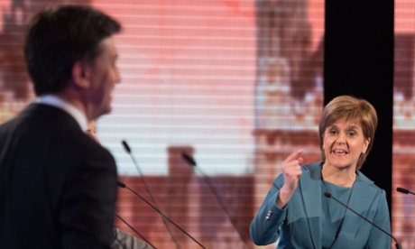 Ed Miliband and Nicola Sturgeon.