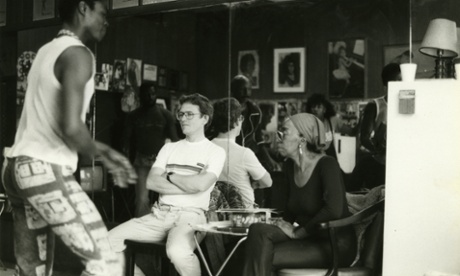Terry Monaghan in the studio with Norma Miller, Lindy Hop pioneer, New York 1985