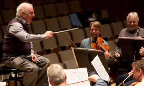 Daniel Barenboim and the Berlin Staatskapelle, rehearsal