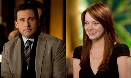 Steve Carell and Emma Stone in Crazy Stupid Love