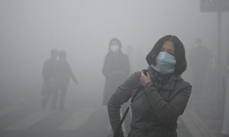 Smog hit Chinese cities 