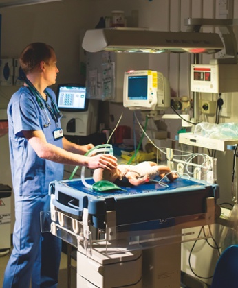 Paediatric consultant Nick Sargant 