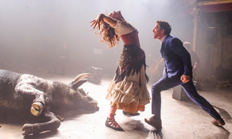 Viktoria Vizin and John Light in Carmen Disruption.