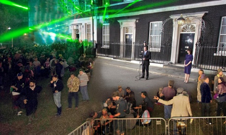 Downing Street clash