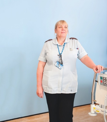 Senior nursing assistant Alison Sweeting