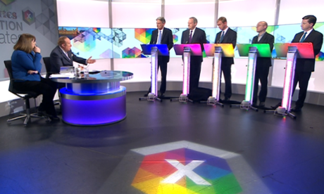A five way debate on foreign affairs on Daily Politics.