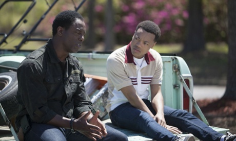 Isaiah Washington and Julian Walker in Blackbird
