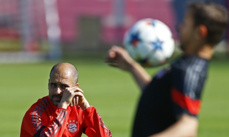 Pep watches. It's what he does.