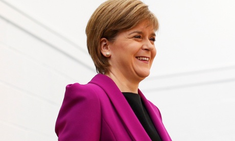 Scotland's first minister Nicola Sturgeon