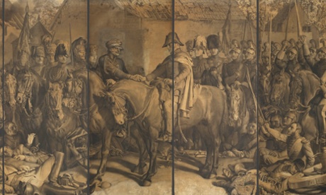 The Meeting of Wellington and Blücher After the Battle of Waterloo, by Daniel Maclise (detail).