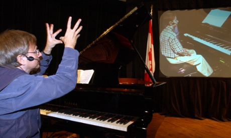 A demonstration at Canada's Royal Conservatory of Music to show how the new technology connecting  two digital acoustic pianos.
