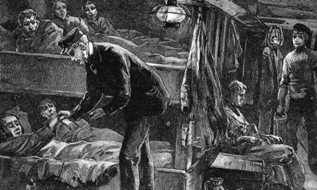 Cramped conditions on board the 'coffin ships'