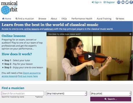 Musical Orbit's website