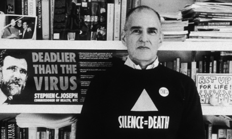 Larry Kramer, founder of ACT-UP and the Gay Men's Health Crisis group, in 1989.