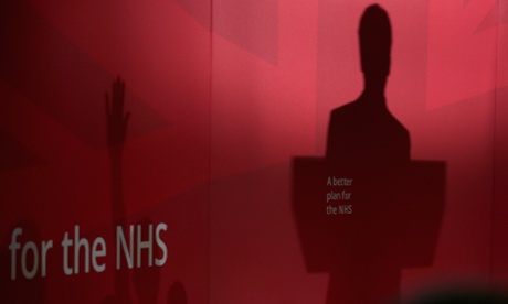 Ed Miliband during a speech on Labour's NHS rescue plan.