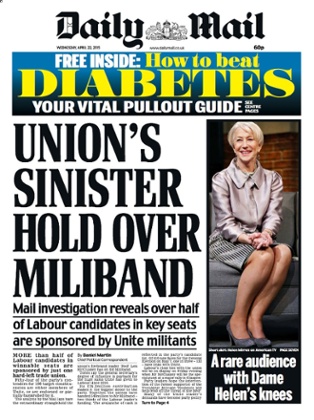 The Daily Mail's attack on Ed Miliband's union links