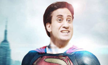 Ed Miliband as Superman