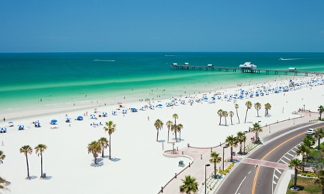 Beach scene, Clearwater, Florida